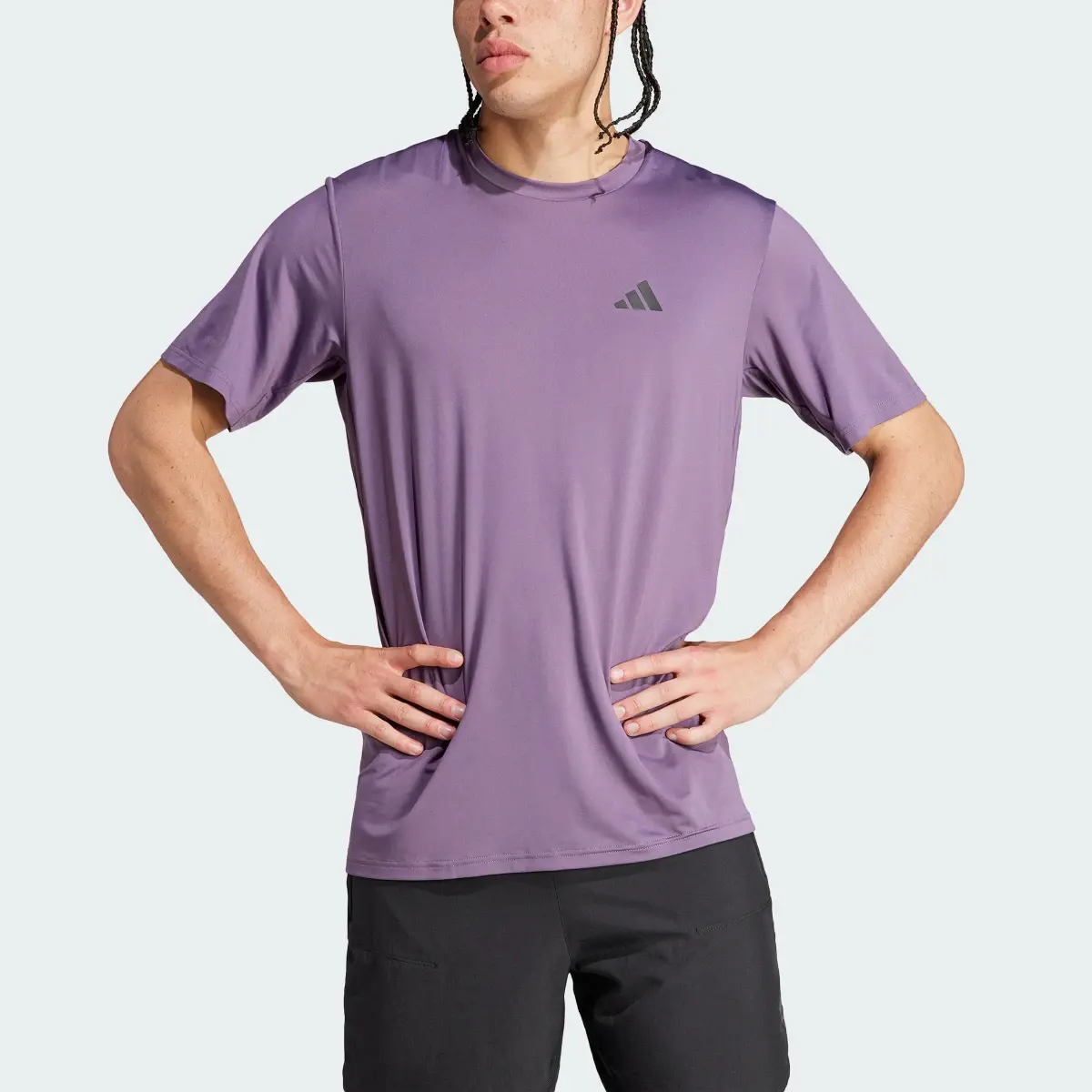 Adidas Train Essentials Stretch Training Tee. 1