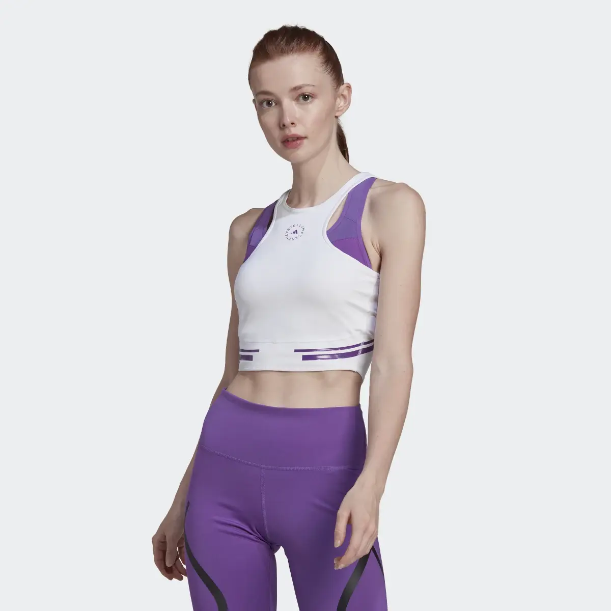 Adidas by Stella McCartney TruePace Running Crop Top. 1