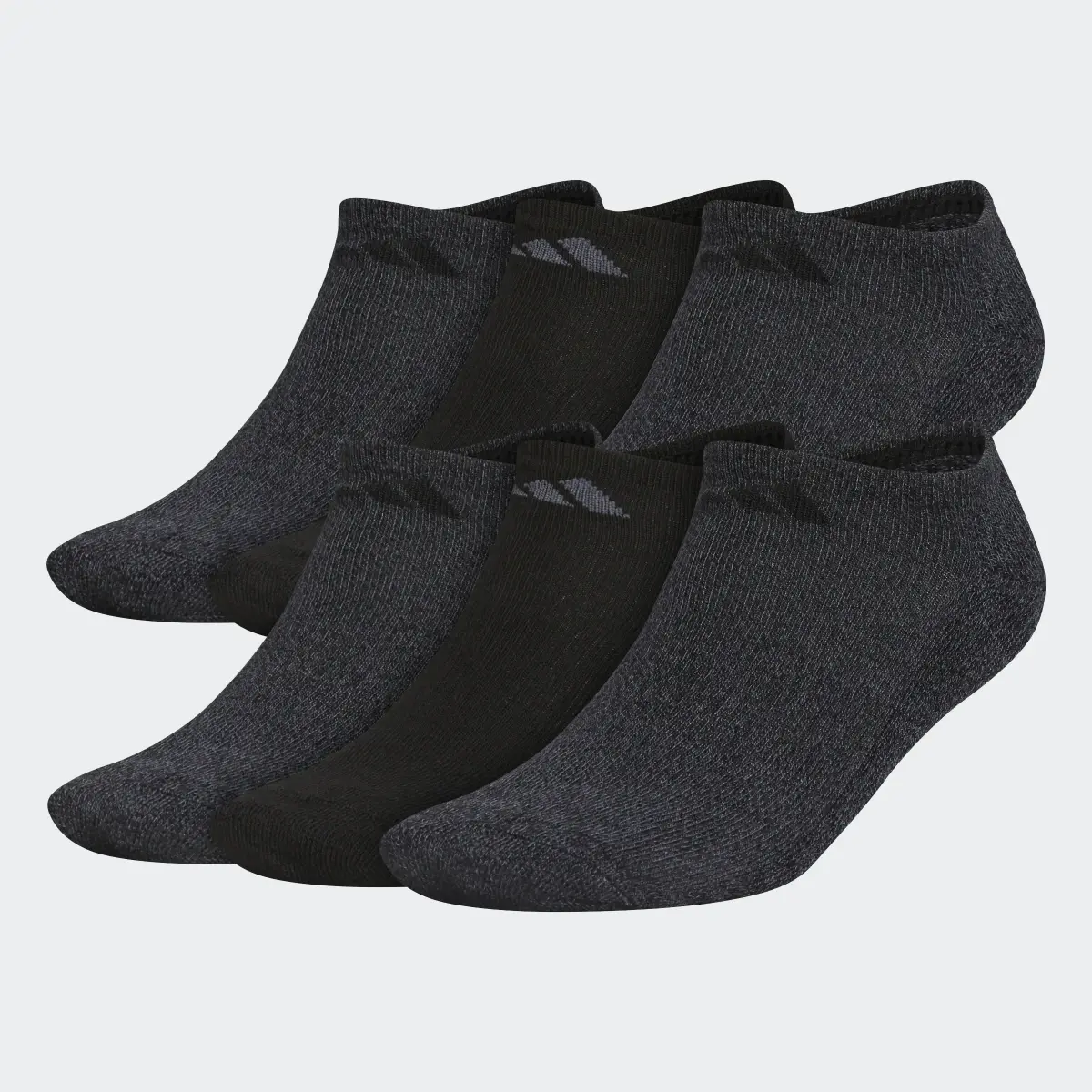 Adidas Athletic No-Show Socks 6 Pairs. 2