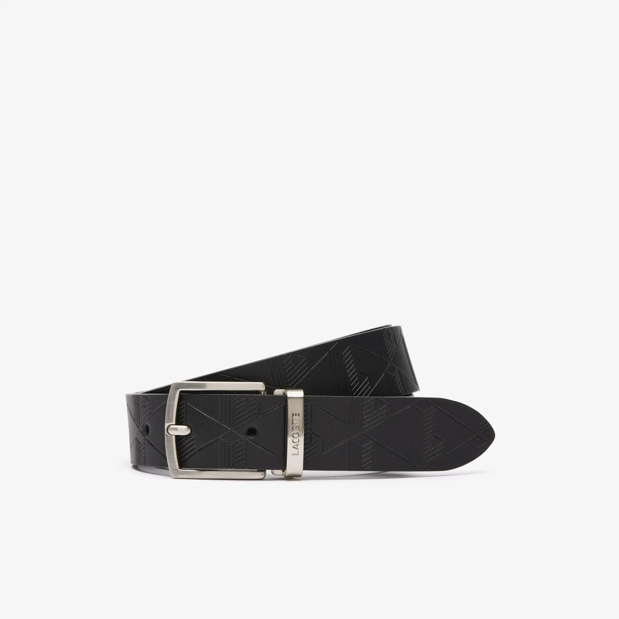 Lacoste Men's Smooth Leather Belt/2 Logo Buckle Gift Set. 1 Lacoste Men's Smooth Leather Belt/2 Logo Buckle Gift Set. 1