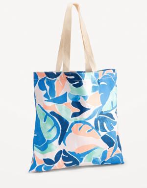 Old Navy Printed Canvas Tote Bag for Women pink