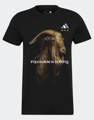 T-shirt graphique Messi Football Goat