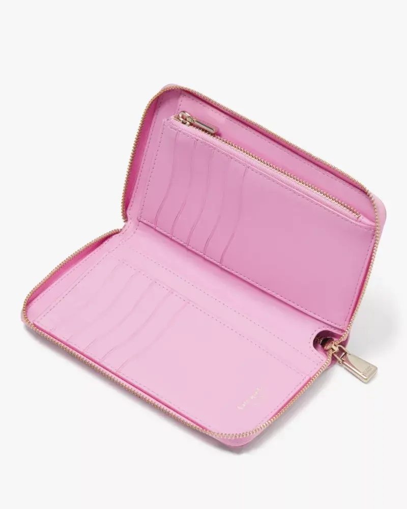 Kate Spade Katy Shiny Medium Zip-around Wallet. 2