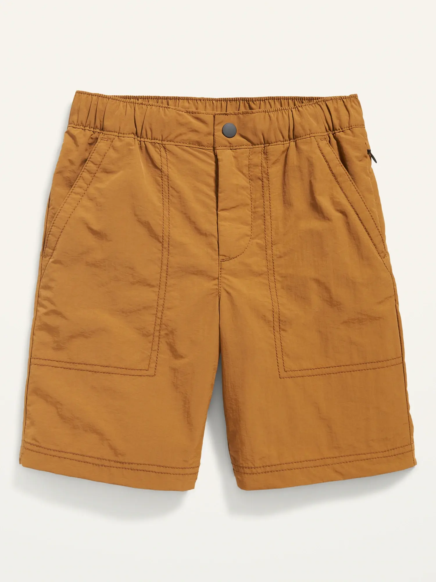 Old Navy Water-Resistant Nylon Hybrid Shorts for Boys (At Knee) brown. 1