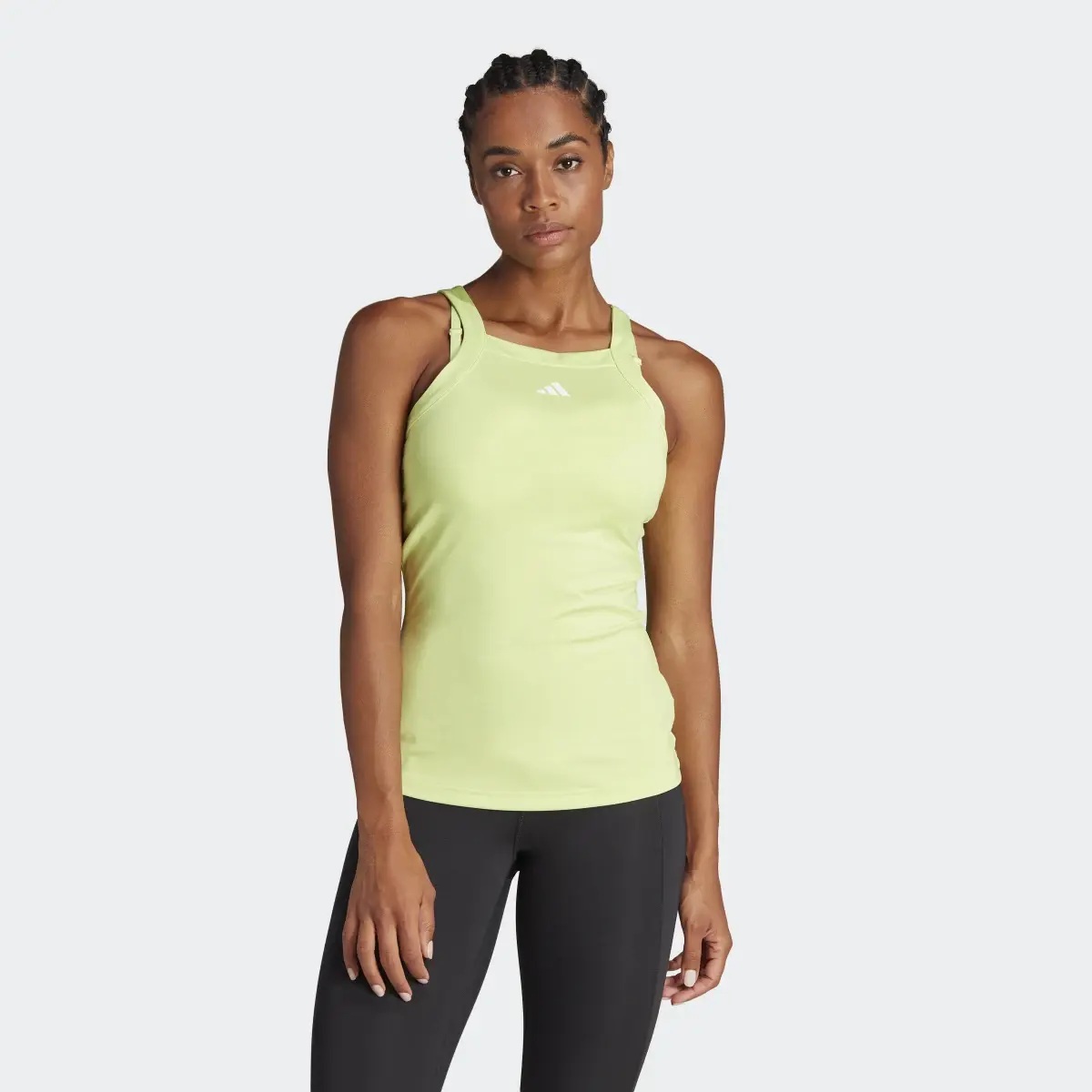 Adidas AEROREADY Train Essentials Minimal Branding Tank Top. 2