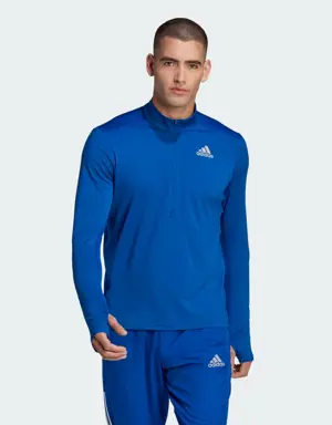 T-shirt adidas Own The Run 1/2 Zip Long Sleeve