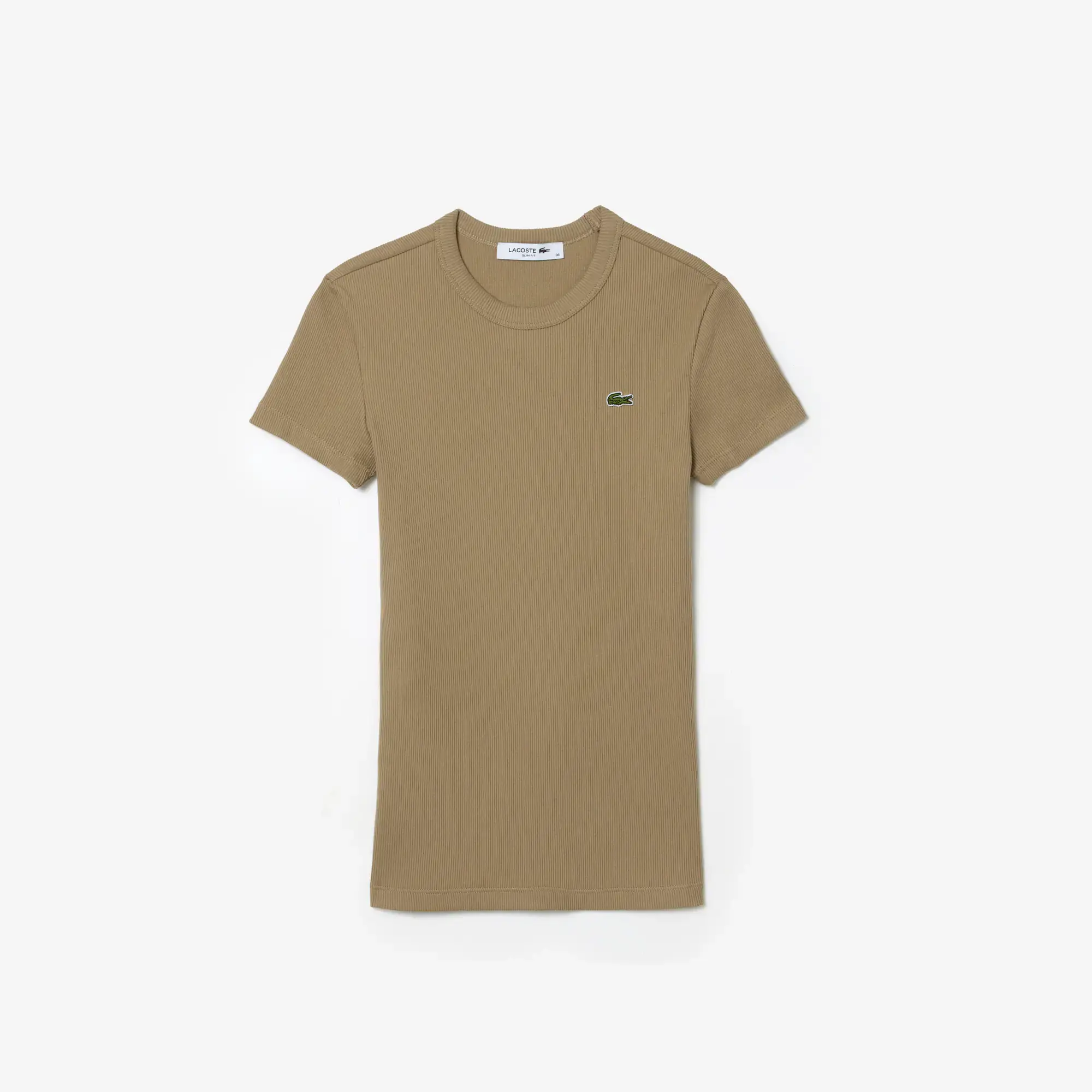 Lacoste Women’s Slim Fit Organic Cotton T-Shirt. 2