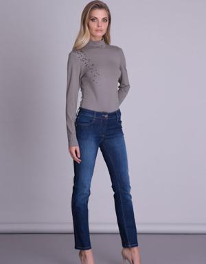 Gizia Side Stripe Detailed Piping Jeans. 2 Gizia Side Stripe Detailed Piping Jeans. 2