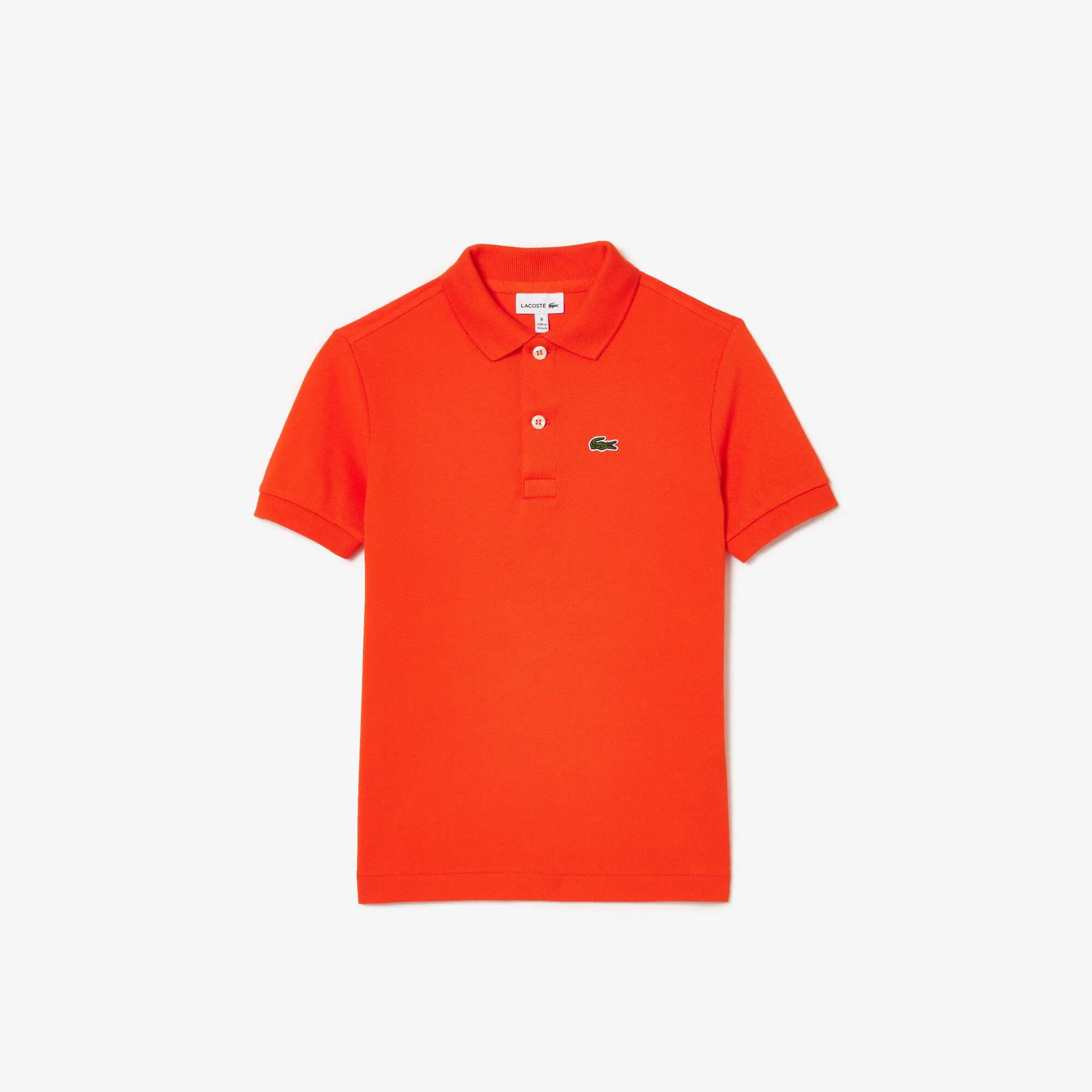 Lacoste Polo enfant Lacoste regular fit en petit piqué uni. 1