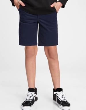 Gap Kids Uniform Dressy Shorts blue