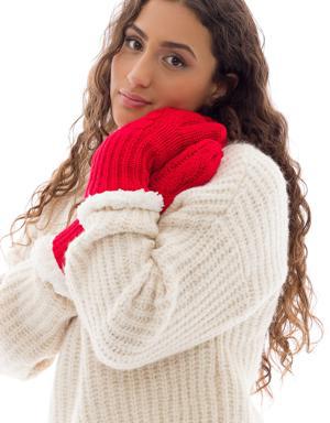 Red - Cozy Lined Mittens