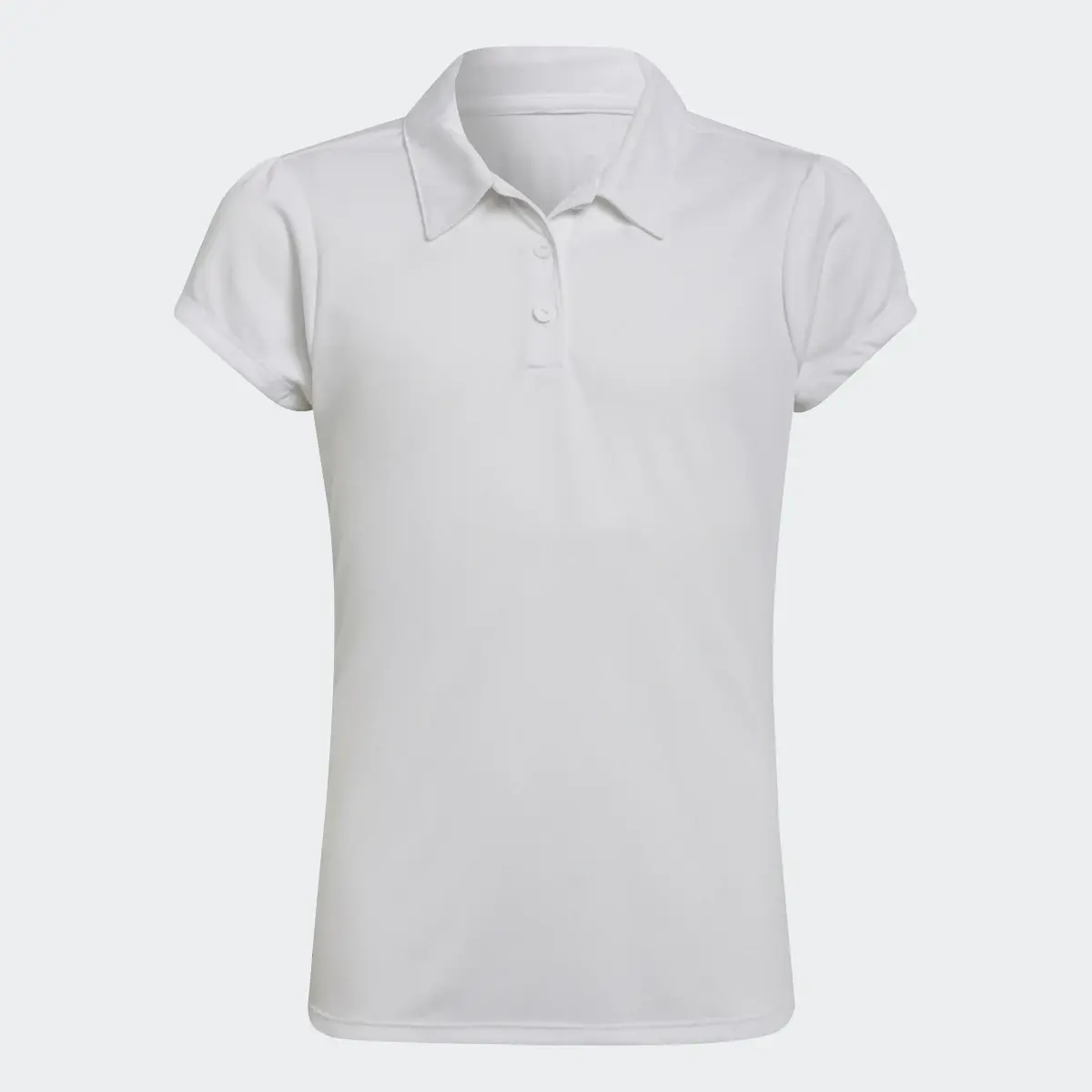 Adidas Girls' Performance Primegreen Golf Polo Shirt. 1