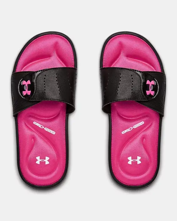 Under Armour Girls' UA Ignite IX Slides. 3