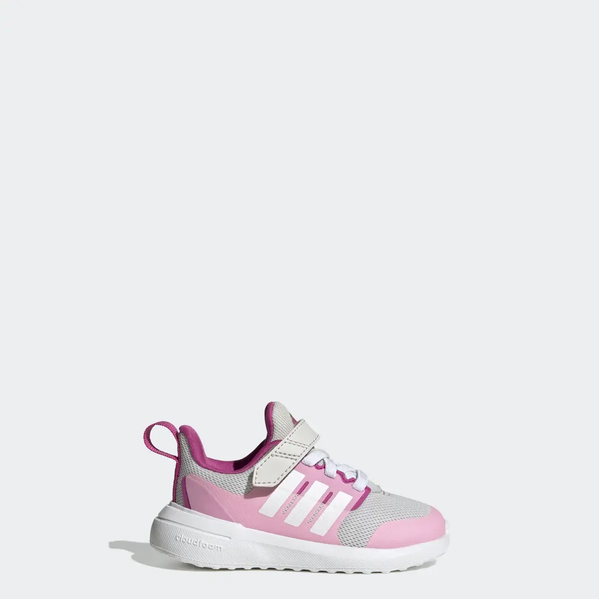 Adidas Chaussure à lacets élastiques et scratch FortaRun 2.0 Cloudfoam. 1