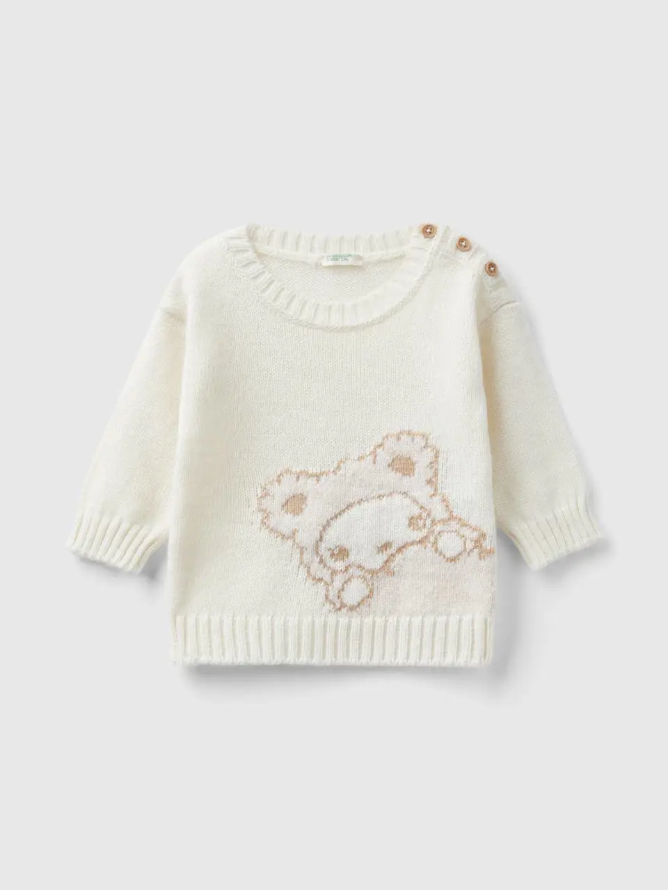 Benetton sweater with inlay. 1