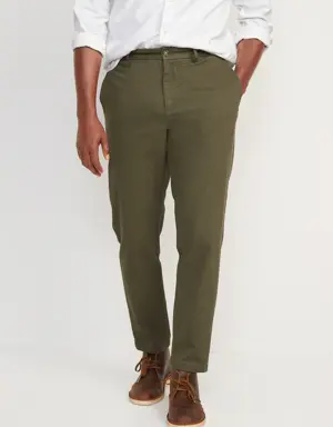 Loose Taper Built-In Flex Rotation Ankle-Length Chino Pants for Men green