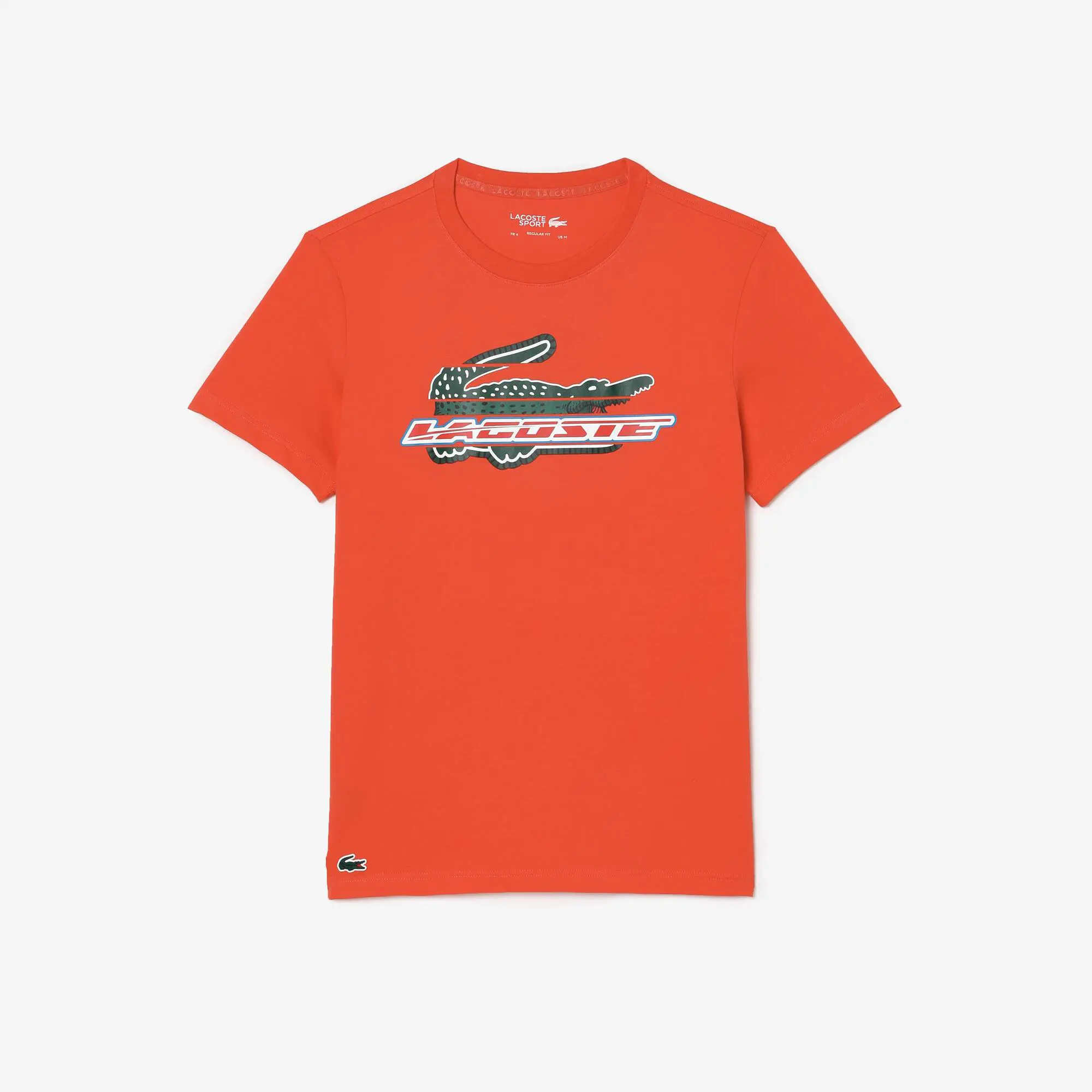 Lacoste Men’s Lacoste Sport Regular Fit Organic Cotton T-shirt. 2