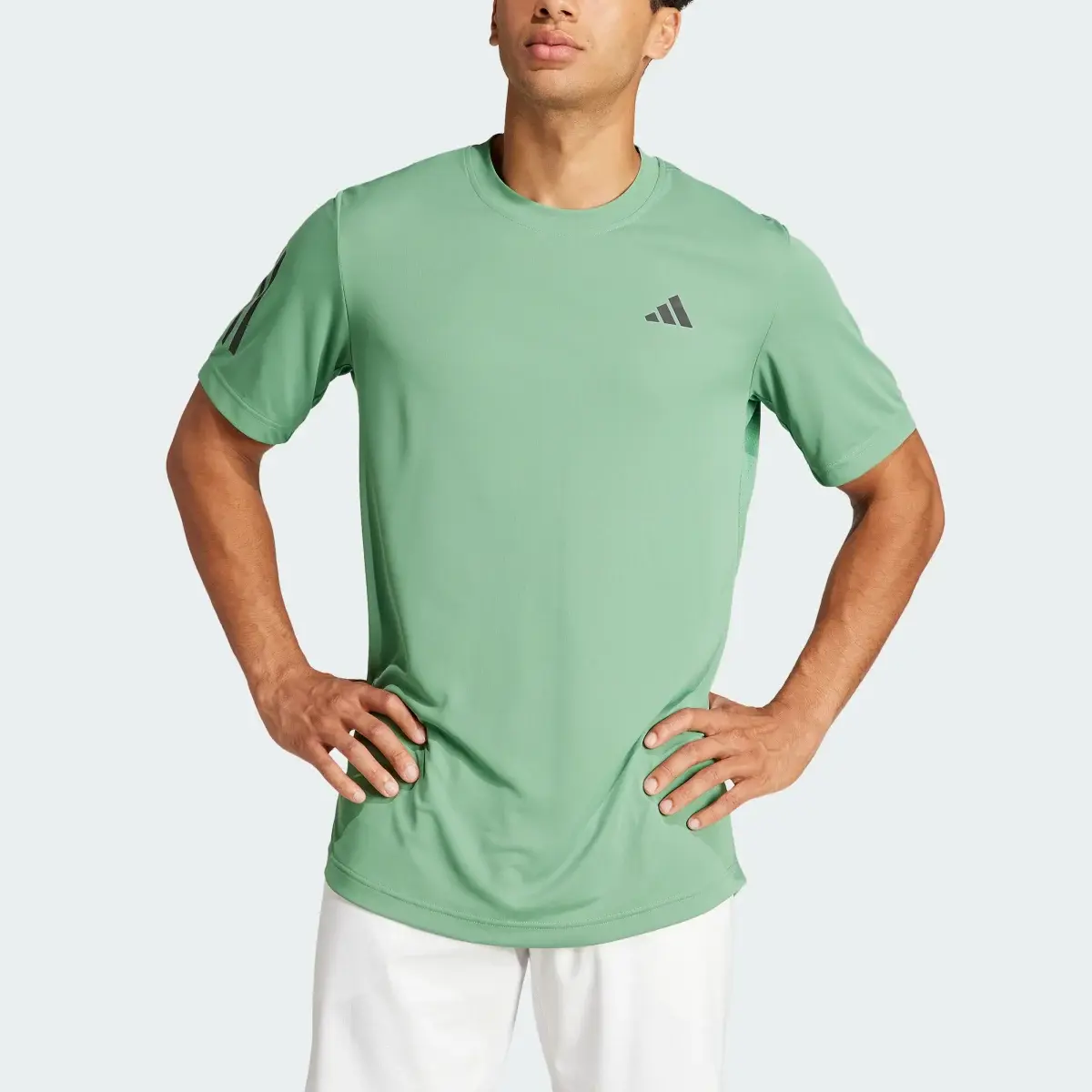 Adidas Club 3-Streifen Tennis T-Shirt. 1