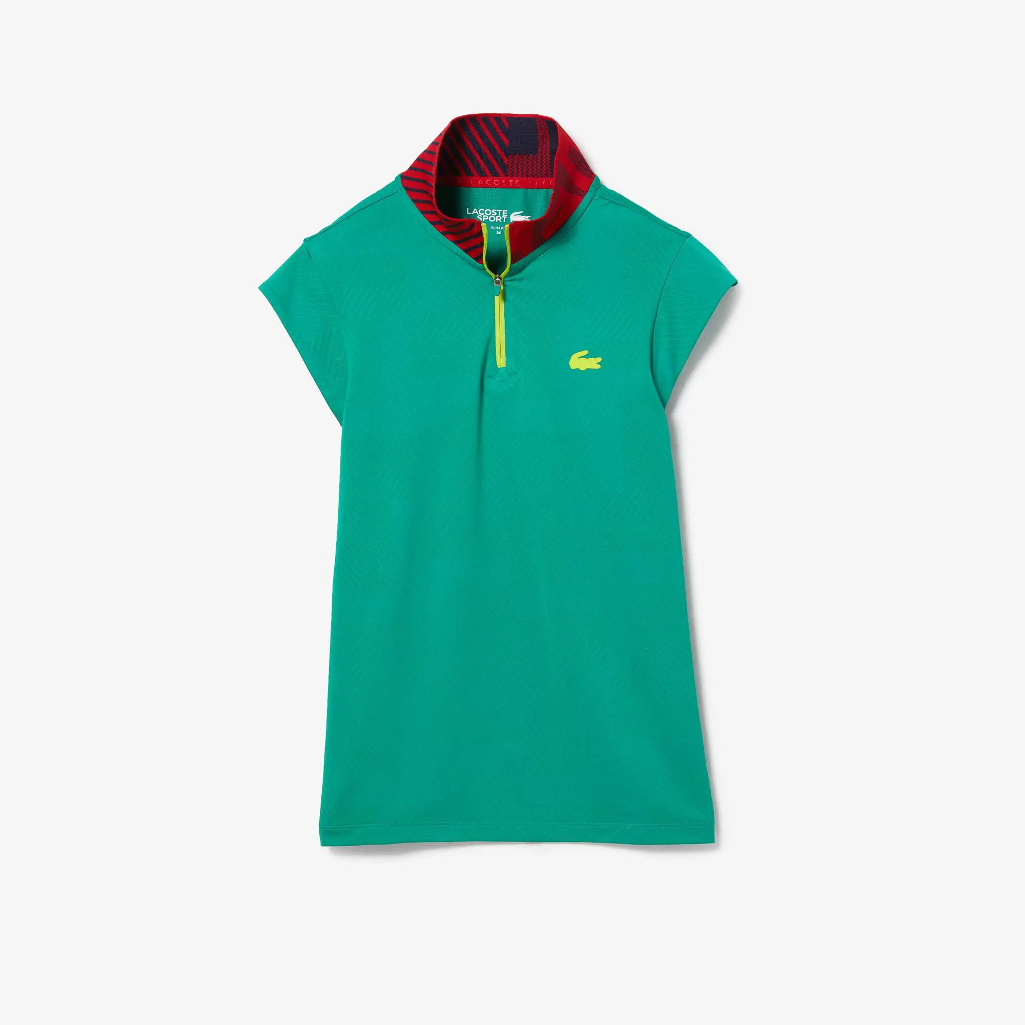 Lacoste Women's Lacoste SPORT Zip High Neck Tennis Polo. 2