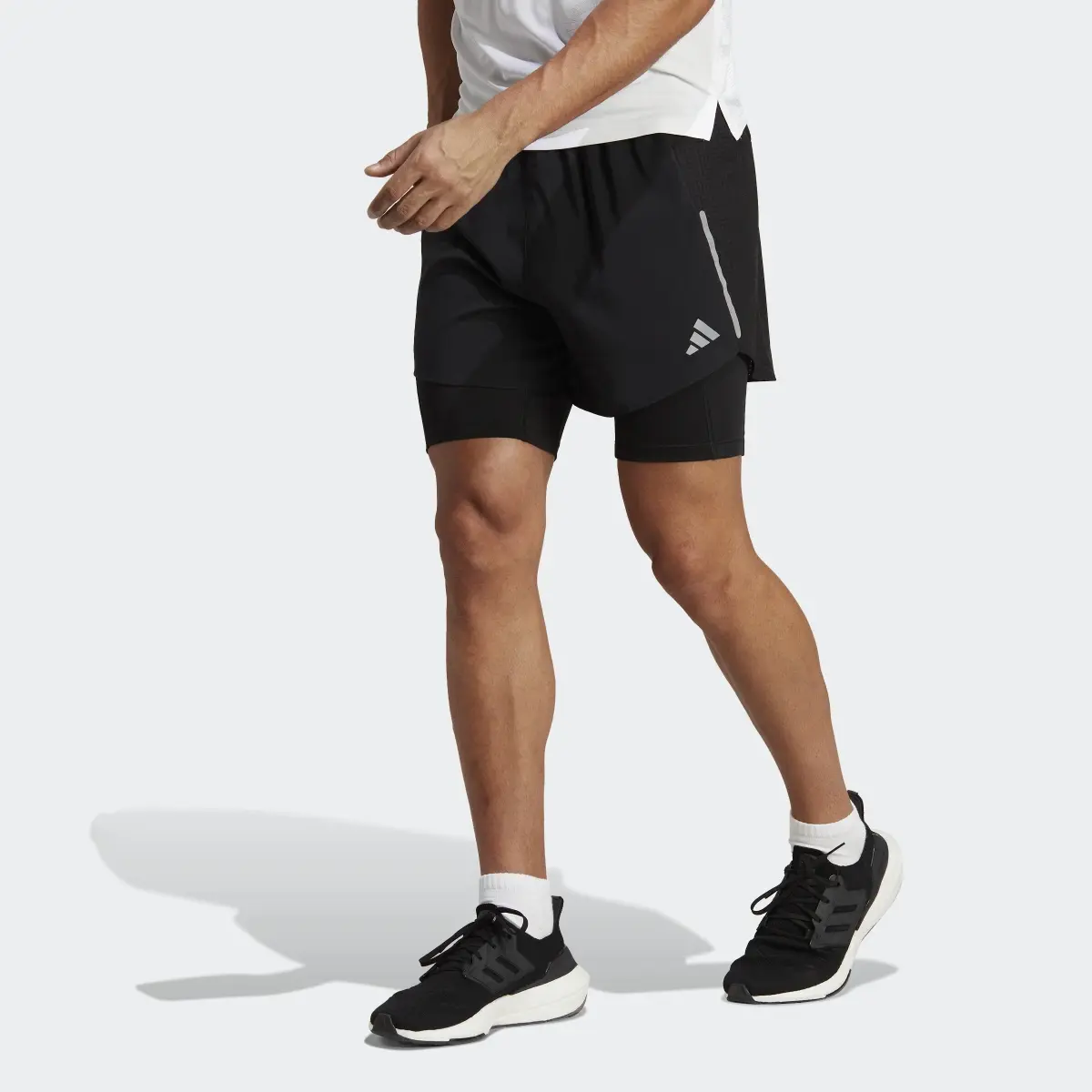 Adidas Shorts Designed 4 Running 2-en-1. 1