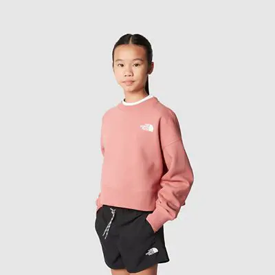 The North Face Girls&#39; Cutline Fleece Sweatshirt. 1