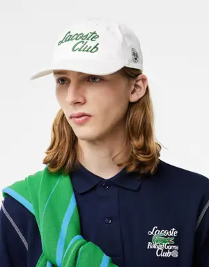 Cappellino da uomo in twill Lacoste Sport Roland Garros Edition
