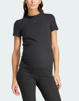 Adidas Ribbed Fitted T-Shirt (Maternity)