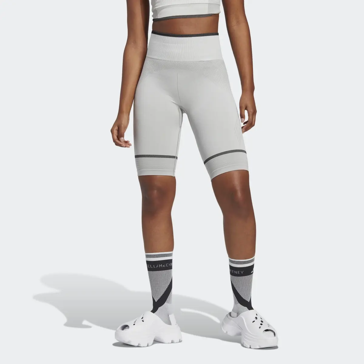 Adidas by Stella McCartney TrueStrength Seamless Yoga Short Tights. 1