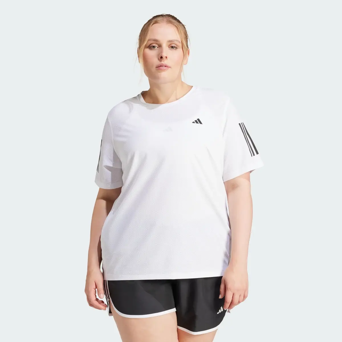 Adidas Own The Run Tee (Plus Size). 2