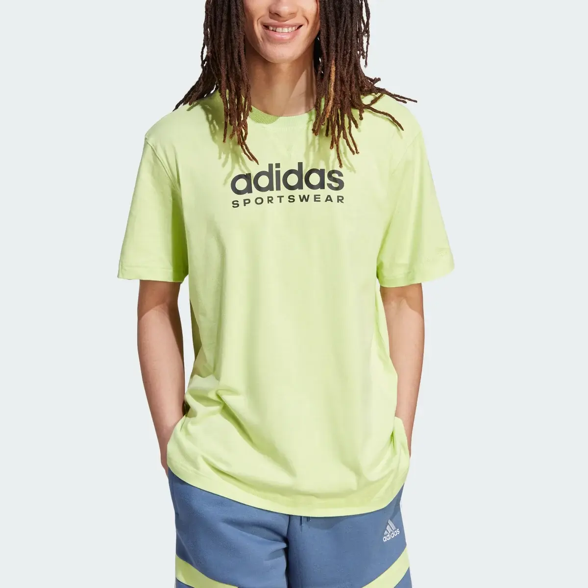 Adidas All SZN Graphic Tee. 1