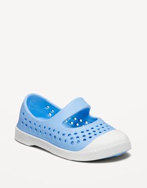 Cutout Mary-Jane Shoes for Toddler Girls (Partially Plant-Based) blue