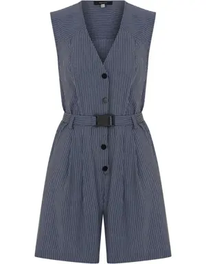 Blue Buckle Detailed Jumpsuit - 4 / Original