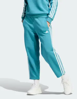 Adidas Essentials 3-Stripes Open Hem Fleece Pants