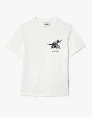 Women’s Lacoste x Netflix Organic Cotton Jersey T-shirt