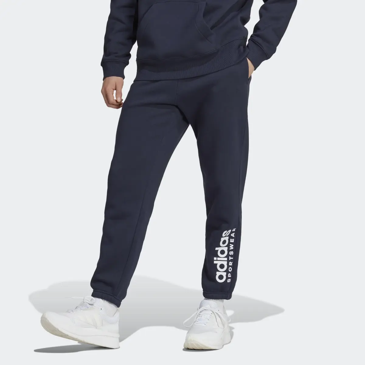 Adidas All SZN Fleece Graphic Pants. 1