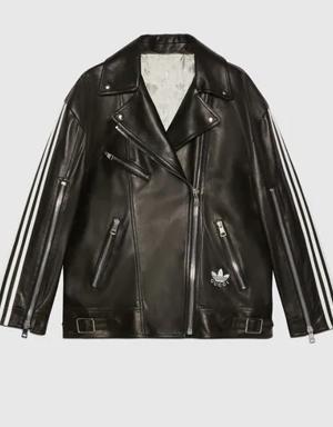 adidas x Gucci leather jacket