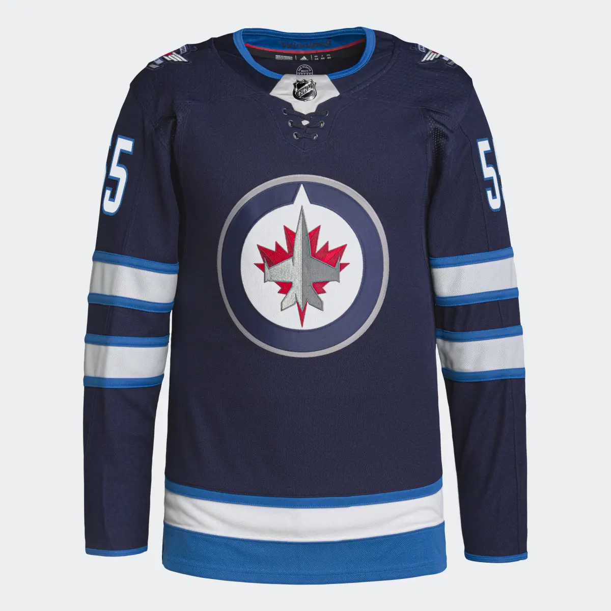 Adidas Jets Scheifele Home Authentic Jersey. 1