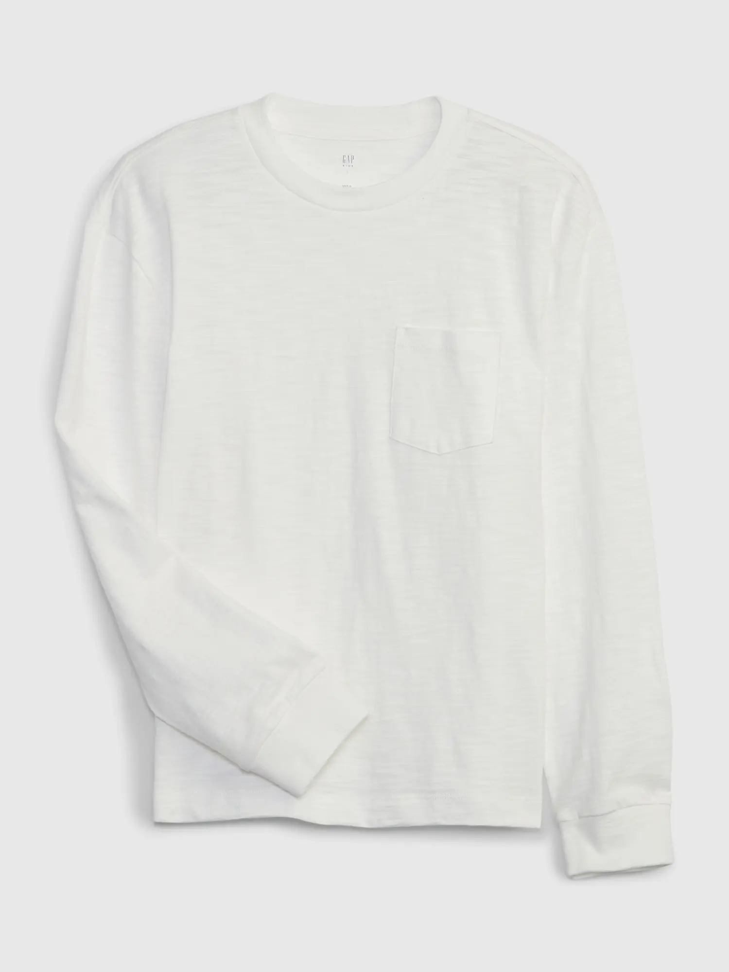 Gap Boys Pocket T-Shirt white. 1