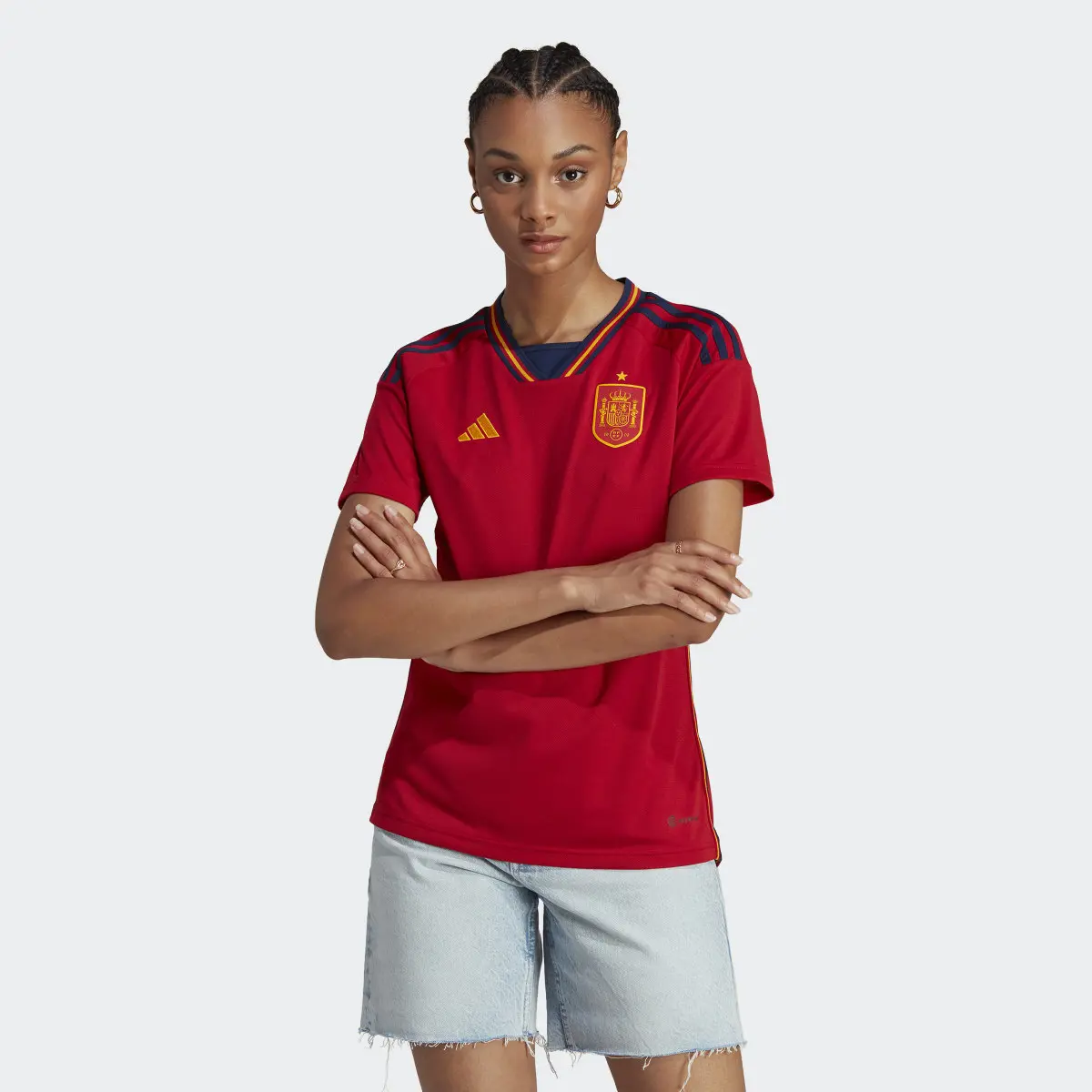 Adidas Spain 22 Home Jersey. 2
