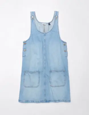 American Eagle Denim Pinafore Dress. 1