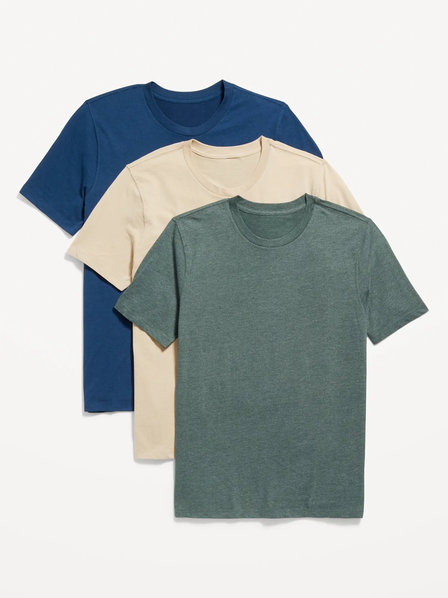 Old Navy Soft-Washed Crew-Neck T-Shirt 3-Pack for Men multi. 1