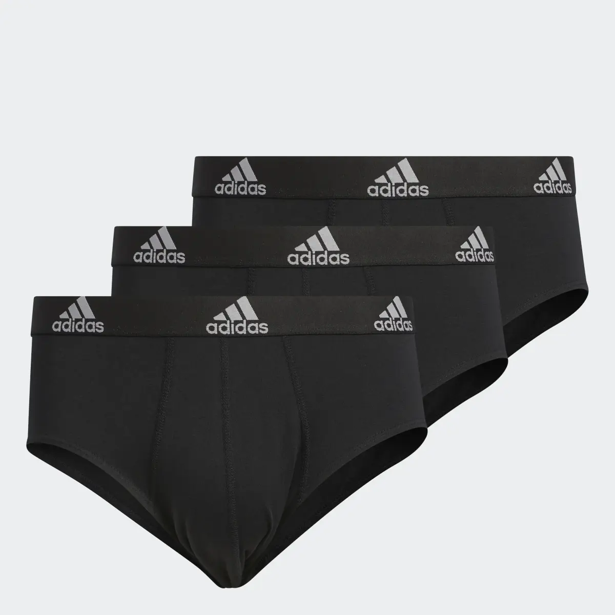 Adidas Stretch Cotton Briefs 3 Pairs. 1