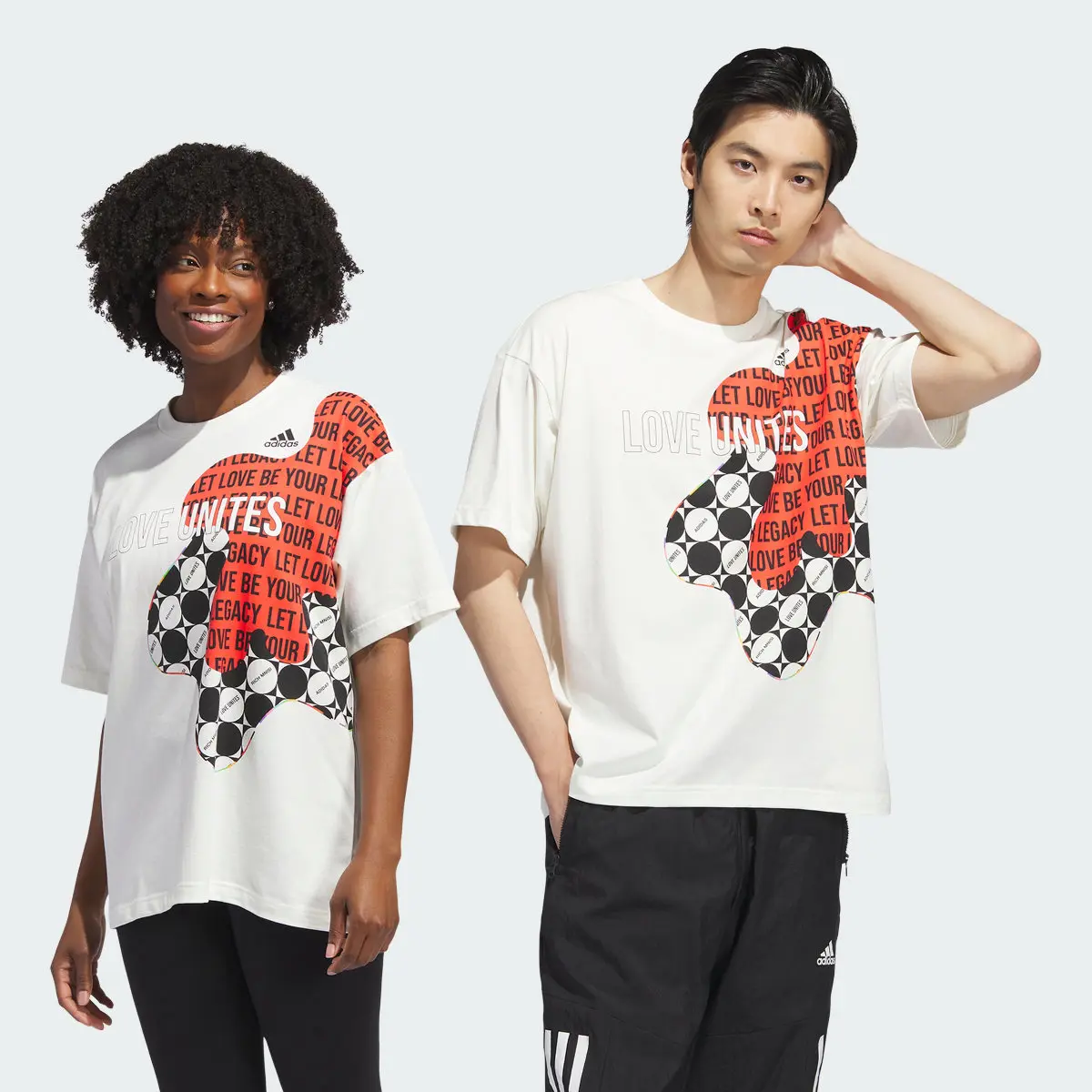 Adidas Graphic Pride Tee. 1