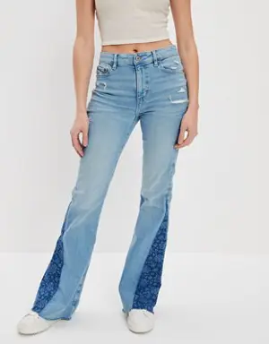 Ne(x)t Level Super High-Waisted Flare Jean