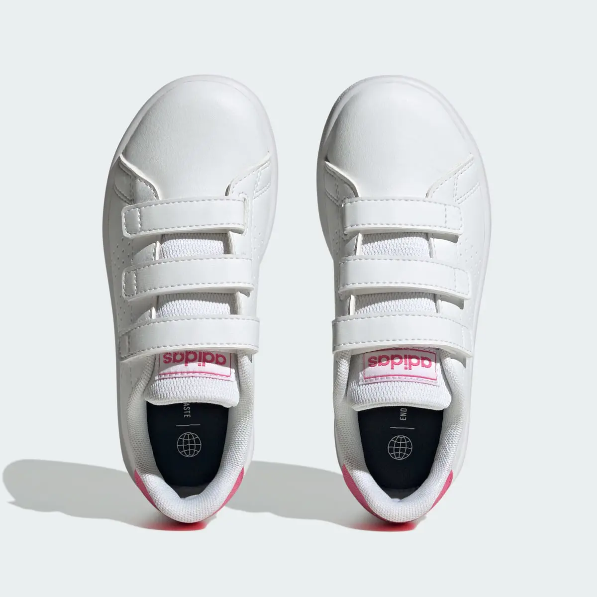 Adidas Advantage Lifestyle Court Hook-and-Loop Shoes. 3
