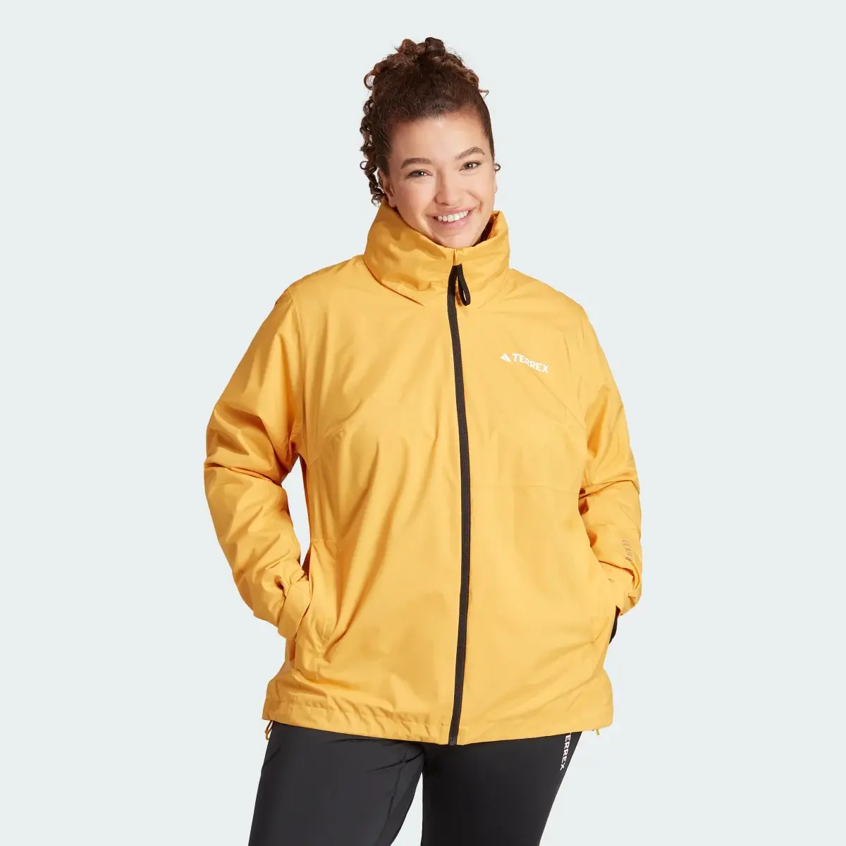 Adidas Terrex Multi RAIN.RDY 2-Layer Rain Jacket (Plus Size). 2