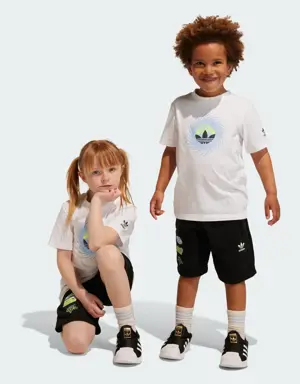 Conjunto Shorts y Playera Estampado