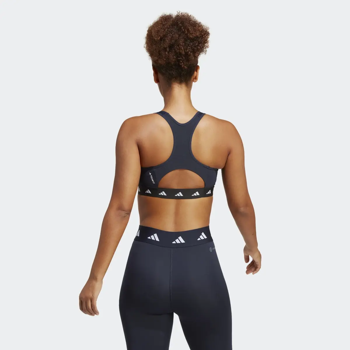 Adidas Reggiseno sportivo Powerreact Training Medium-Support Techfit. 3