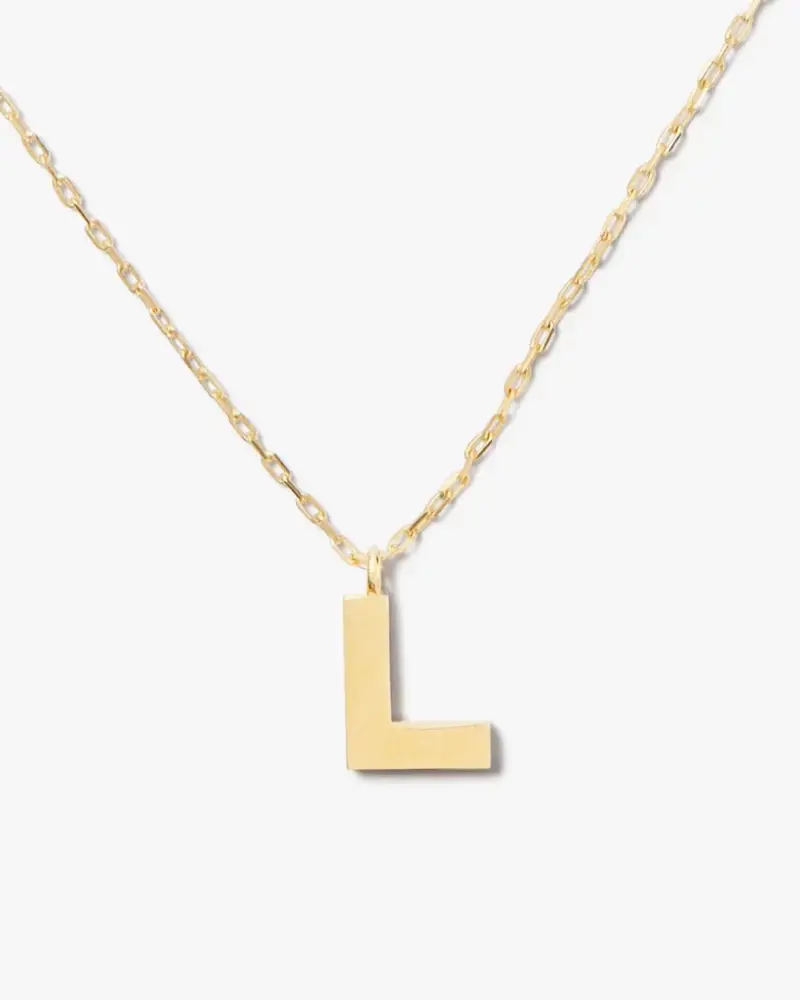 Kate Spade Fine Love Letter L Initial Pendant. 1