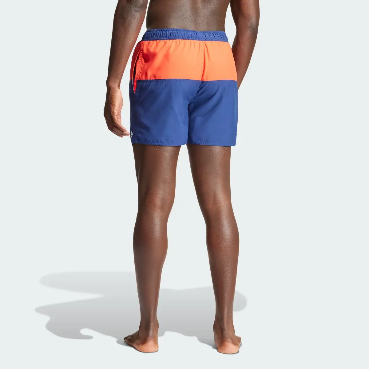 Adidas Colorblock CLX Swim Shorts Short Length. 2